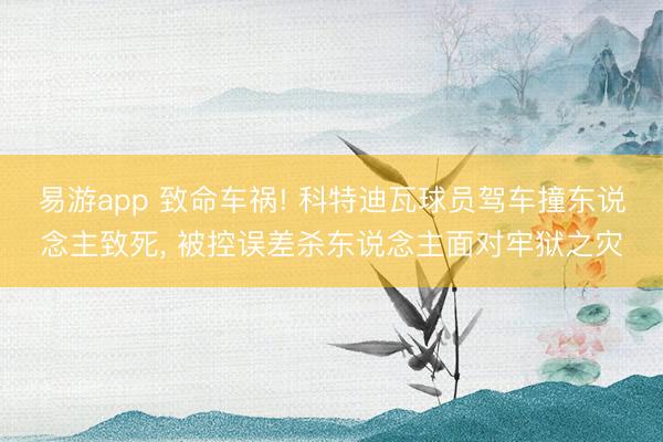 易游app 致命车祸! 科特迪瓦球员驾车撞东说念主致死， 被控误差杀东说念主面对牢狱之灾